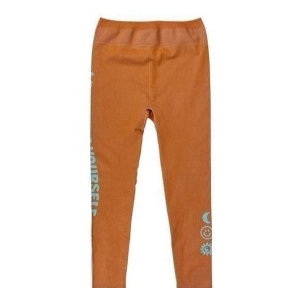 Fabletics Express Yourself 7/8 Leggings Fall Orange Size Small item #118) - Picture 5 of 6